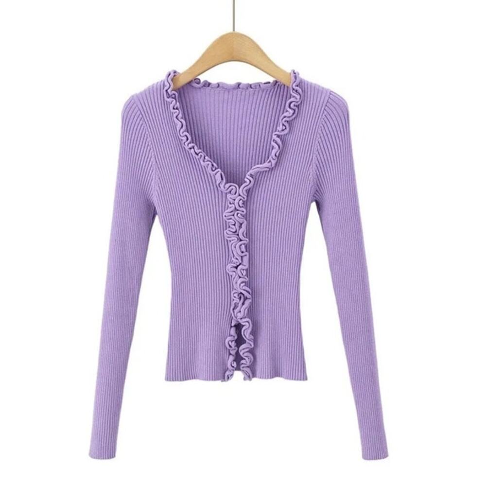 Find Me Now Charlie Ribbed Top Size Small